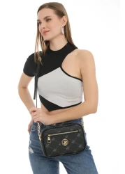 Beverly Hills Polo Club Black Women's Shoulder Bag 05BHPC8007