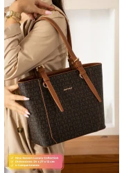 Just Polo Original Women's New Season 4 Compartment Luxury Soft Leather Adjustable Cross Strap Stylish Shoulder Bag