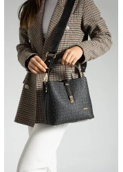 Just Polo Women's New Season Black Shoulder Bag