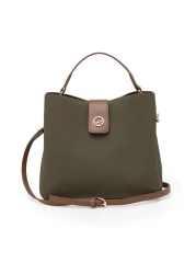 Beverly Hills Polo Club Khaki Women's Shoulder Bag 05Bhpc8051