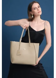 Garbalia Sofia Large Size Women's Shoulder Bag - Magnet Closure, Wide Zipper Compartment