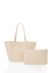 Fossil Beige Women's Hand and Shoulder Bag 05Fo25Y5069