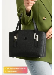 Just Polo Original Women's New Season 5 Compartment Luxury Soft Leather Adjustable Cross Strap Stylish Shoulder Bag