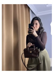 bagab Brown Hand and Shoulder Bag