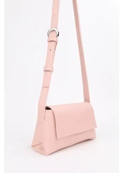 NOTHING Mini Baguette - Cross Adjustable Belt, Strap Hand and Shoulder Bag, Powder