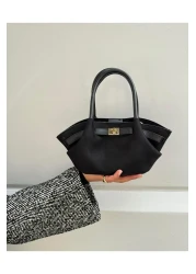 NBİBAGS Black Mini Nubuck Bag - Belt Detailed