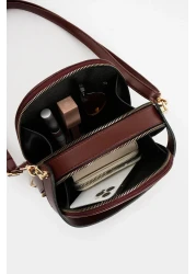 CCWAY AYAKKABI Women's Handbag Shoulder Bag Claret Red