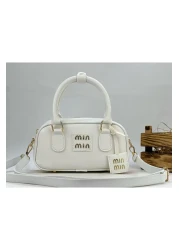 mın Small Size Soft Surface Crossbody Bag with Arma Detail