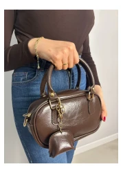 bagab Women's Hand and Shoulder Bag with Charm Gift