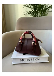 Moda Sekiz Women's Mini Crossbody Hand and Shoulder Bag with Shawl Accessory