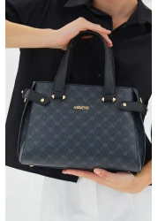 Armine Women's Dotted 172 Strap Navy Blue Shoulder Bag