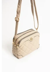 Sanmorris Women's Adjustable Crossbody 4 Compartment Shoulder and Crossbody Bag