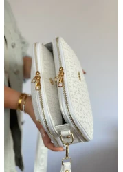 Just Polo Women's 5 Compartment Adjustable Long Strap Shoulder Bag Messenger Bag