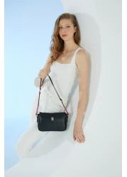 Pierre Cardin Floater Black Fussia Women's Shoulder Bag 05PO22Y1539