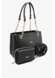 Just Polo Women's New Season Gray Bag and Wallet Set