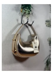 SİNİSA BAG Women's Metallic Mini Adjustable Handle Evening Dress Bag (Mini Size Available)