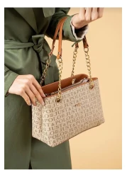 Just Polo Tan Women's Shoulder Bag