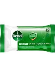 DETTOL ANTIBACTERIAL ORIGINAL WIPES 20S