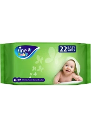 WET WIPES FINE BABY 22 CARTON OF 22X24