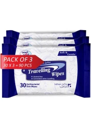 COOL&COOL TRAVELLING WIPES 3X30S