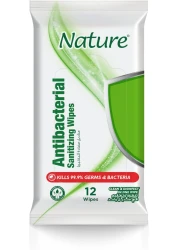 NATURE ANTI SANITIZING 12 WIPES