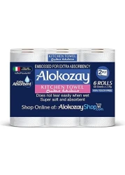 الوكوزي منشفة ام.بربس 6Rls X2Ply X60'Sht
