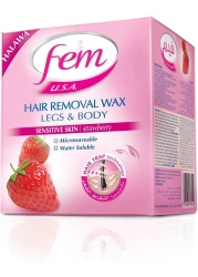 FEM STRAWBERRY HALAWA H RMVL WAX 450GM