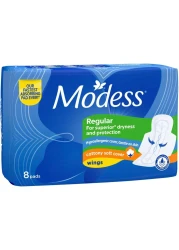 MODESS DRY MAXI WINGS 8S