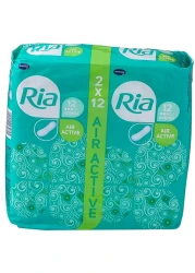 RIA AIR ACTIVE SANITARY TOWEL 2X12 PCS