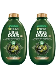 GARNIER ULTRA DOUX OLIVE SHAMPOO+SHAMPOO PROMO 2X400ml