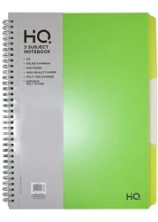 نوت بوك متعدد الأغراض من نافنيت A4 بولي 3، اخضر - 100 ورقة