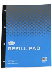 NAVNEET REFILL PAD A4 160 PAGES PUNCH HOLES