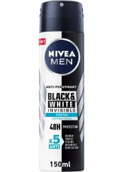NIVEA DEO SPRAY BLACK WHITE MEN 150M