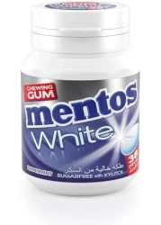 MENTOS BTL WHITE GUM 38P PEPPERMINT 54G