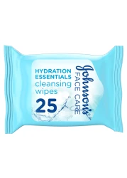 JOHNSON'S HYDRATION ESSENTIAL CLEANSING MICELLAR WIPES 25S