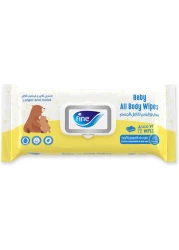 FINE BABY ALL BODY CHAMONILE & ALOEVERA  72 WIPES