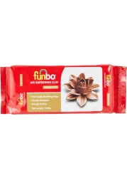 FUNBO AIR HARDNING CLAY 1000GMS TERACOTA