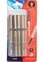 MITSUBISHI UNI BALL DELUXE ROLLR PEN8PCS