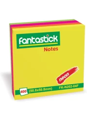 FANTASTICK STICK NOTES 2X2 4COL FLOUER