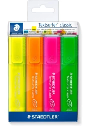 STAEDTLER TEXTSURFER CLASSIC FLU 4PCS