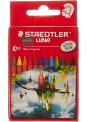 STAEDTLER LUNA WAX CRAYON 24COL