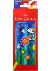 FABER CASTLE JUMBO OIL PASTEL 12 COL
