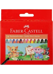 FABER CASTLE CRAYON 24 COL JUMBO