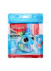 MAPED COLOR PEPS FELTTIP OCEAN 12 COLOR