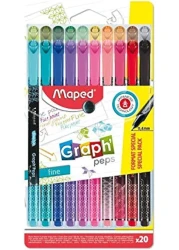 MAPED GRAPHPEPS FINELINER DECO 15PLUS5