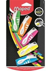 MAPED POCKET HIGHLIGHTER BLISTER 5COL