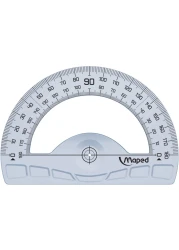 MAPED RULER 12CM GEOMETRIC PROTOR 180O