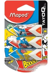 MAPED ERASER PYRAMID BLS 3PCS