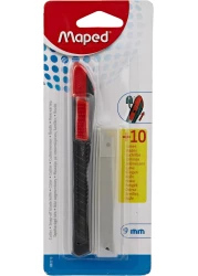 MAPED CUTTER 9MM PLASTICPLUSBLADE BLS