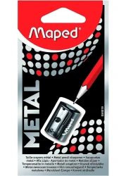 مبراة اقلام معدنية بفتحة واحدة من مابد، الوان متنوعة (034019)